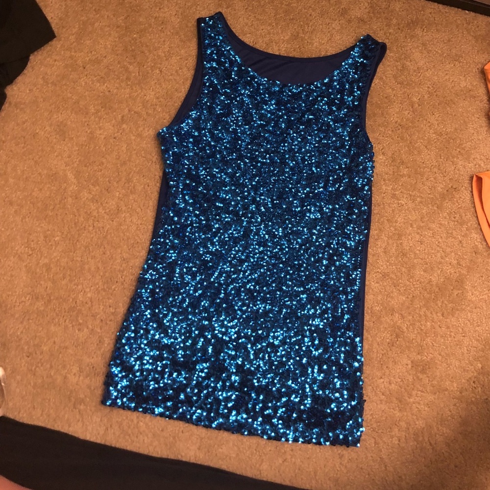 Women’s 1920s style sequined vest tank top